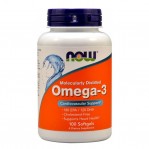NOW Omega-3 1000 МГ, 100 Дражета