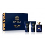Versace Pour Homme Dylan Blue ( EDT 5ml + 15ml Bath & Shower Gel + 15ml After Shave Balm ) мъжки подаръчен комплект