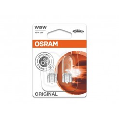 Комплект 2 броя халогенни крушки Osram W5W Original 12V, 5W, W2.1X9.5d