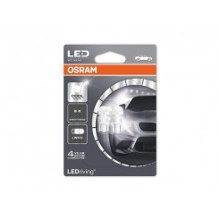 Комплект 2 броя LED лампи Osram тип W5W 6000K, 12V, 0.5W, W2.1x9.5d
