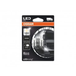 Комплект 2 броя LED лампи Osram тип T4W 4000K, 24V, 1W, BA9s