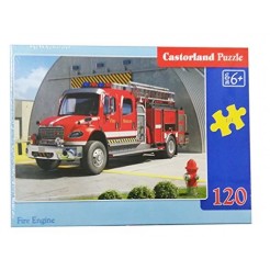 Пъзел Castorland от 120 части - Противопожарна кола