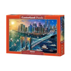 Пъзел Castorland от 500 части - Бруклинският мост в Ню Йорк