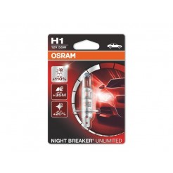 Халогенна крушка Osram H1 Night Breaker Unlimited 12V, P14.5s, 55W, 1 брой