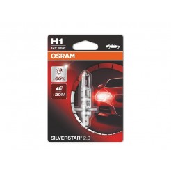 Халогенна крушка Osram H1 Silverstar 2.0 12V, 55W, P14.5s, 1 брой