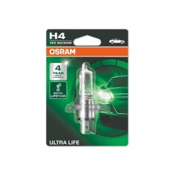 Халогенна крушка Osram H4 Ultra Life 12V, 60/55W, P43t, 1 брой