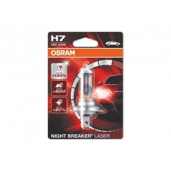 Халогенна крушка Osram H7 Night Breaker Laser 12V, 55W, PX26d, 1 брой