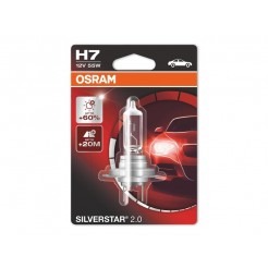 Халогенна крушка Osram H7 Silverstar 2.0 12V, 55W, PX26d, 1 брой