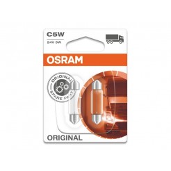 Комплект 2 броя халогенни крушки Osram C5W Original 24V, 5W, SV8.5-8