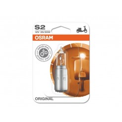 Халогенна крушка Osram S2 Moto Original 12V, 35/35W, BA20d, 1 брой