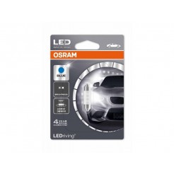 LED лампа Osram тип C5W 36mm., синя, 12V, 0.5W, SV8.5-8, 1 брой