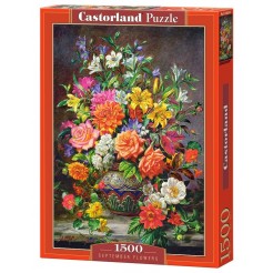 Пъзел Castorland от 1500 части - Септемврийски цветя от Алберт Уилямс