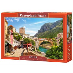 Пъзел Castorland от 1500 части - Старинният град Мостар, Босна и Херцеговина
