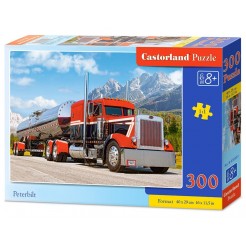 Пъзел Castorland от 300 части - Тежкотоварен камион - Peterbilt 379