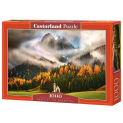 Пъзел Castorland от 1000 части - Магията на планините