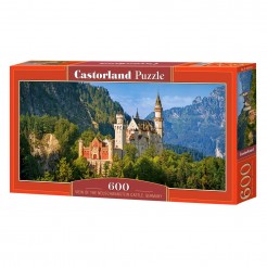 Пъзел Castorland от 600 части - Изглед към замъка Нойшванщайн, Германия 