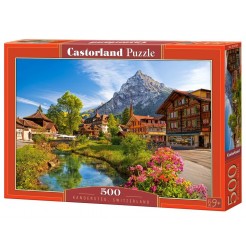 Пъзел Castorland от 500 части -  Кандерштег, Швейцария