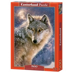 Пъзел Castorland от 500 части - Вълк единак
