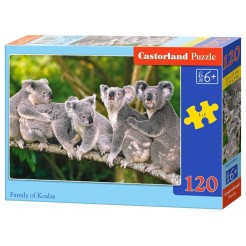 Пъзел Castorland от 120 части - Семейство коали