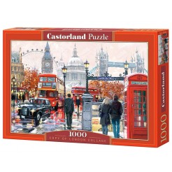 Пъзел Castorland от 1000 части - Лондон от Ричард Макнийл