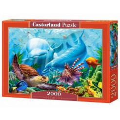 Пъзел Castorland от 2000 части - Живот в океана
