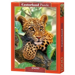 Пъзел Castorland от 1500 части - Леопард