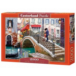 Пъзел Castorland от 2000 части - Мост във Венеция от Ричард Макнийл