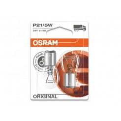 Комплект 2 броя халогенни крушки Osram P21/5W Original 24V, 21/5W, BAY15d