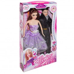 Комплект кукли Принцесa Flowers и принц 