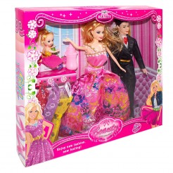 Комплект кукли семейство Beauty
