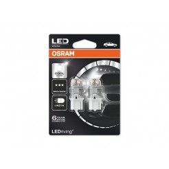 Комплект 2 броя LED лампи Osram тип W21W 6000K, 12V, 3W, W3x16d