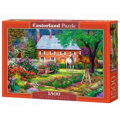 Пъзел Castorland от 1500 части - Прелестна градина от Чък Пинсън