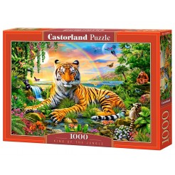 Пъзел Castorland от 1000 части - Кралят на джунглата