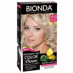 Професионална боя за коса Bionda, Цвят 10.02 - Много светло перлено рус, 60ml