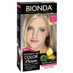 Професионална боя за коса Bionda, Цвят 10.1 - Светло пепелно рус, 60ml