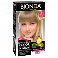 Професионална боя за коса Bionda, Цвят 10.13 - Много светло златно рус, 60ml