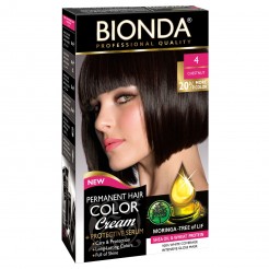 Професионална боя за коса Bionda, Цвят 4 - Кестеняв, 60ml
