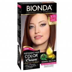 Професионална боя за коса Bionda, Цвят 6.35 - Златен махагон, 60ml