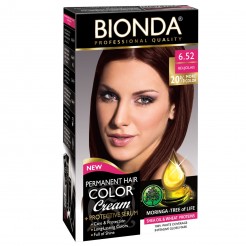 Професионална боя за коса Bionda, Цвят 6.52 - Божоле, 60ml