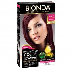 Професионална боя за коса Bionda, Цвят 6.62 - Бургурди, 60ml