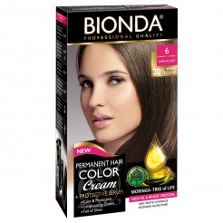 Професионална боя за коса Bionda, Цвят 6 - Тъмно рус, 60ml