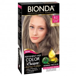 Професионална боя за коса Bionda, Цвят 8.2 - Платинено рус, 60ml