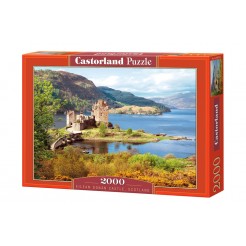 Пъзел Castorland от 2000 части - Замъкът Елън Донан, Шотландия