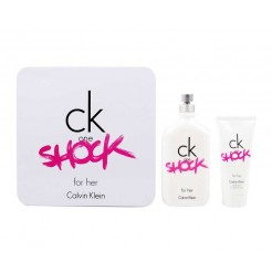 Calvin Klein CK One Shock For Her ( EDT 200ml + 100ml Shower Gel ) дамски подаръчен комплект