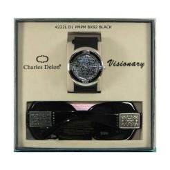 Дамски часовник с подарък очила Charles Delon CHD-422202