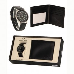 Мъжки часовник и подарък портфейл Charles Delon CHD-549201