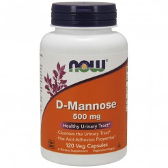 NOW D-Mannose 500mg, 120 caps