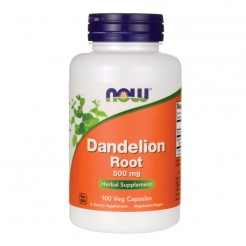 NOW Dandellion Root 500 мг, 100 капсули