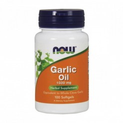 NOW Garlic Oil 1500mg, 100 softgels