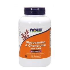 NOW Glucosamine & Chondroitin + MSM 180 caps